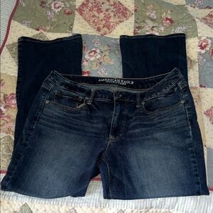 American Eagle Outfitters Women's Deep Indigo Vintage bootcut Jeans size 12